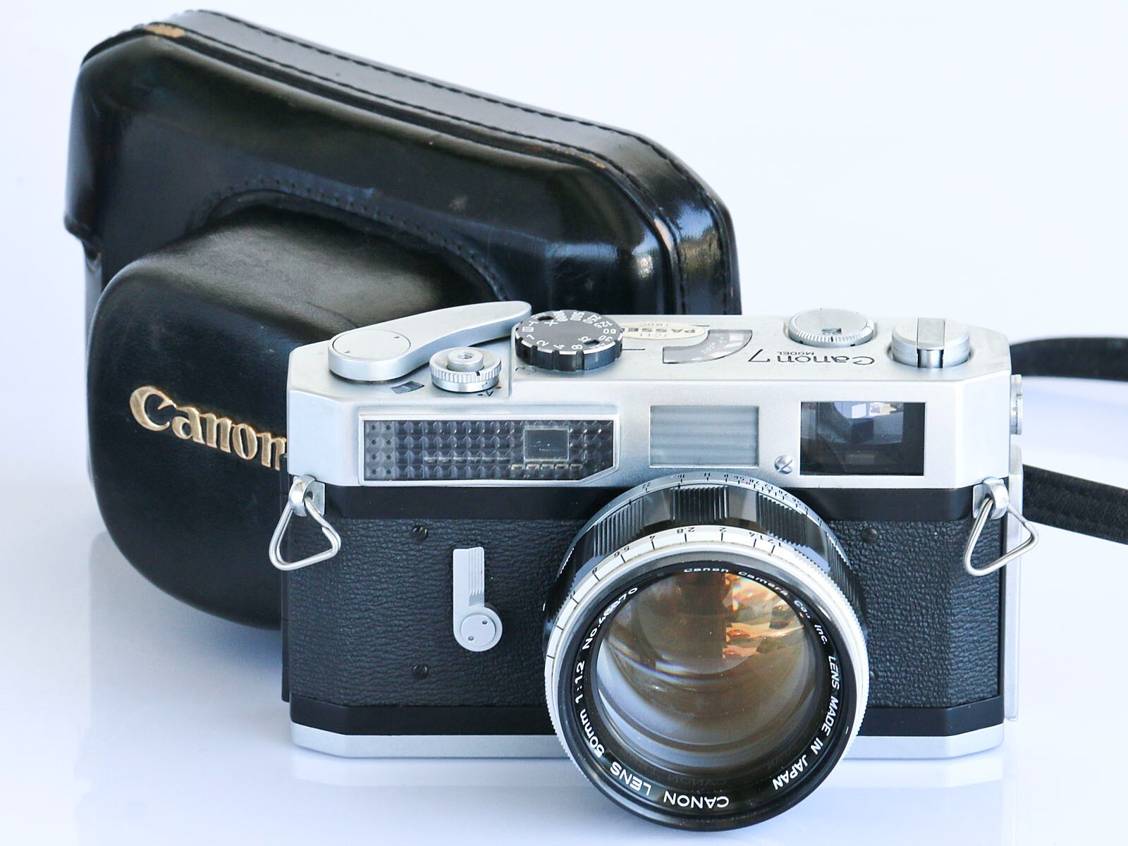 Canon Model 7 Rangefinder 35mm Film Camera w 50mm f1.2 LTM Canon Model 7 Rangefinder 35mm Film Camera w 50mm f1.2 LTM