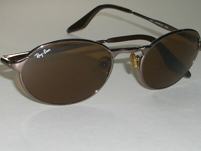 RAY BAN RB3002 W3128 B15 BROWN LENS HIGHSTREET OVAL FLEX