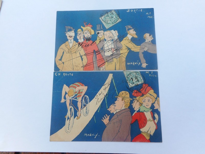Theme Carte Illustrateur Marnix  Lot De 2 Cartes Postales