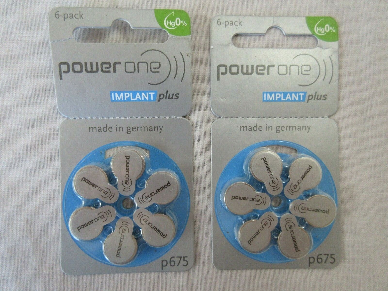 Купить Слуховой аппарат батареи Power-One 2 New 6 Pks power/one P675 ...
