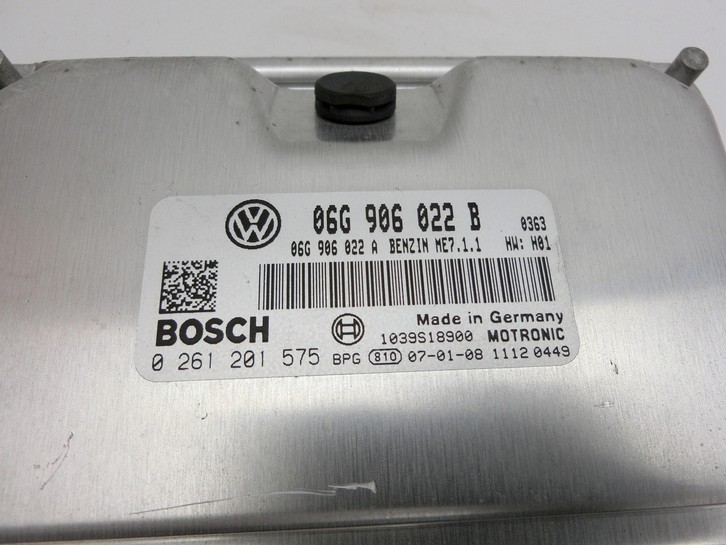 VW Touran 1T 06-10 CNG 2,0 80KW Motor Steuergerät ECU Motorsteuergerät VW Touran 1T 06-10 06.08.2007 06G906022B... Vorschau 2