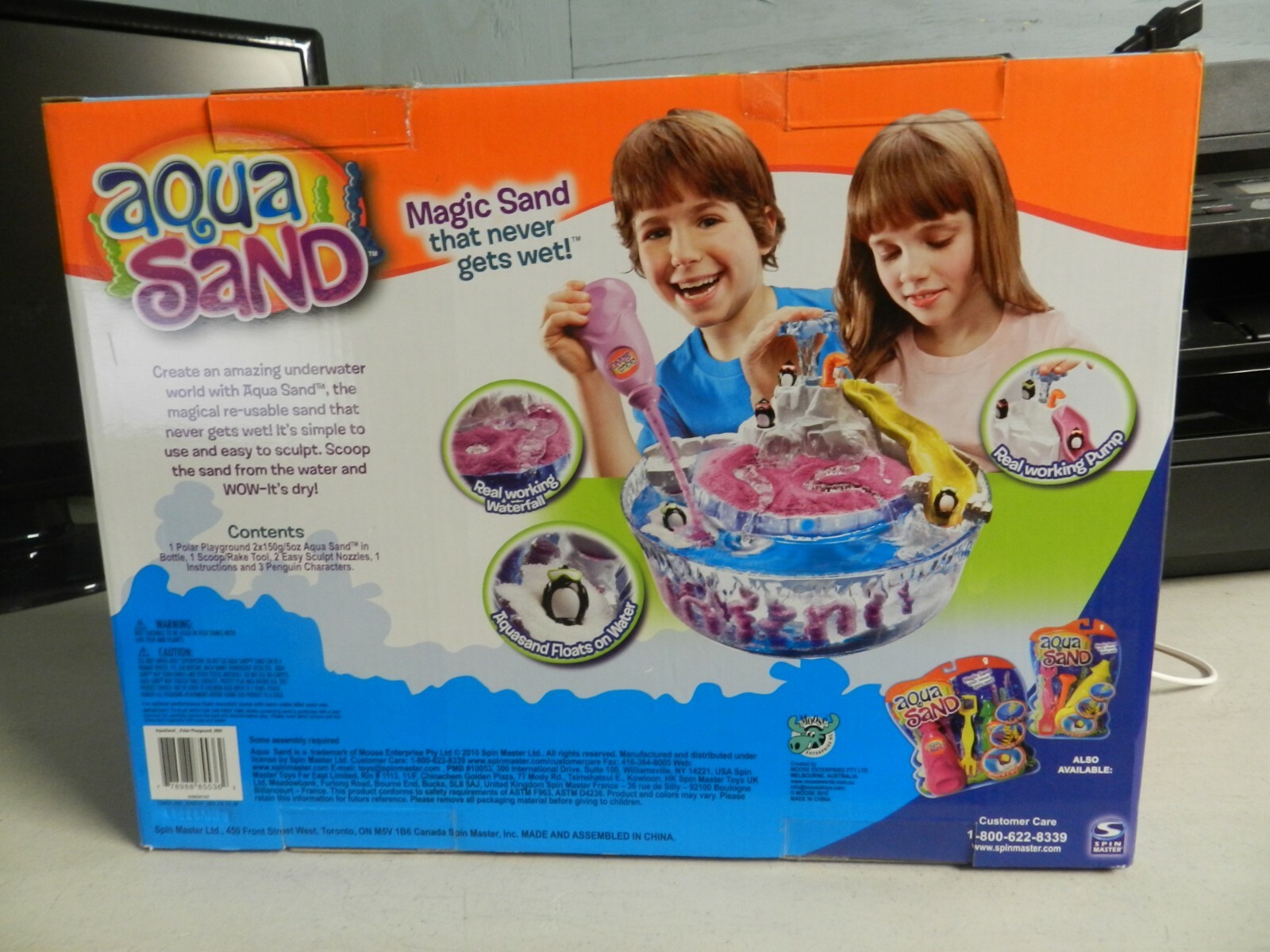 Aqua Sand Polar Playground Playset Penguins Out of Production New Old Stock