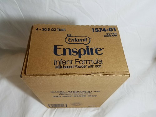 Enfamil Enspire Infant Formula Powder Lot of 4 20.5 oz *Sealed Box*