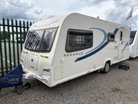 BAILEY PEGASUS MILAN - 4 BERTH CARAVAN WITH END WASHROOM + MOTORMOVER