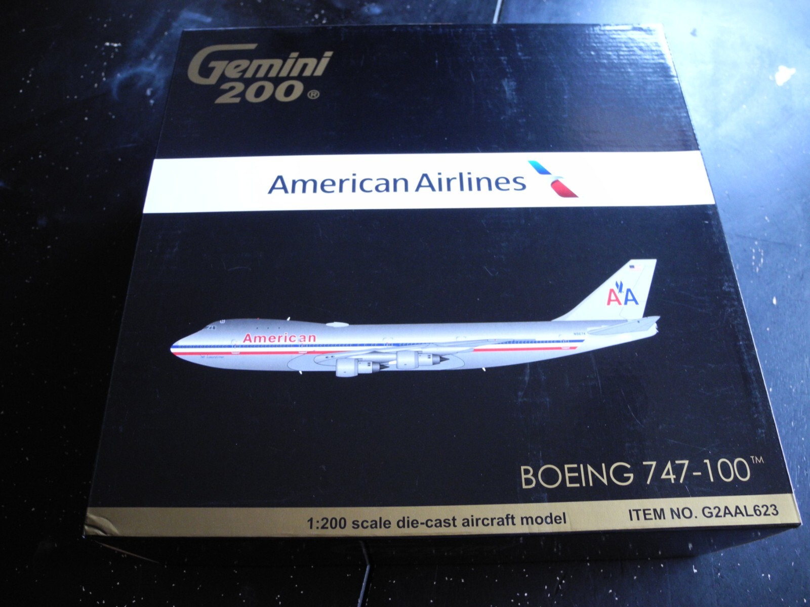 Super RARE Gemini Jets Boeing 747 AMERICAN AIR, Orig 2016