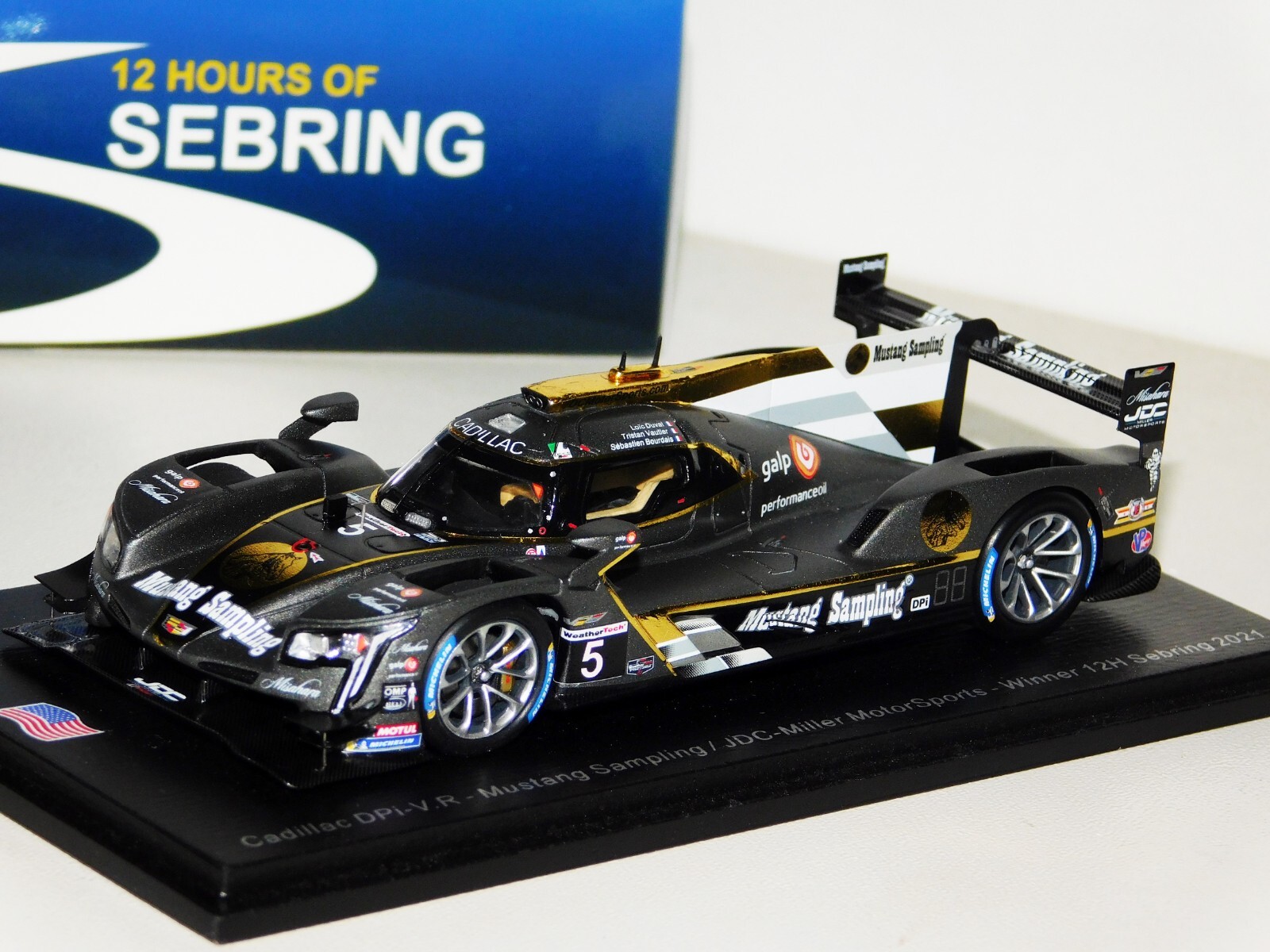 CADILLAC DPI VR #5 MUSTANG SAMPLING JDC WINNER SEBRING 2021 SPARK 43SE21 1:43 CADILLAC DPI VR #5 MUSTANG SAMPLING JDC WINNER SEBRING 2021 SPARK 43SE21 1:43