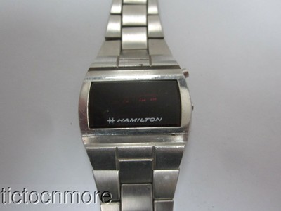 hamilton qed led watch