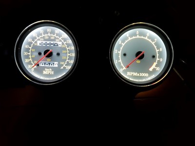 led clock upgrade kit lightenUPgrade WHITE TRIUMPH THUNDERBIRD 900
