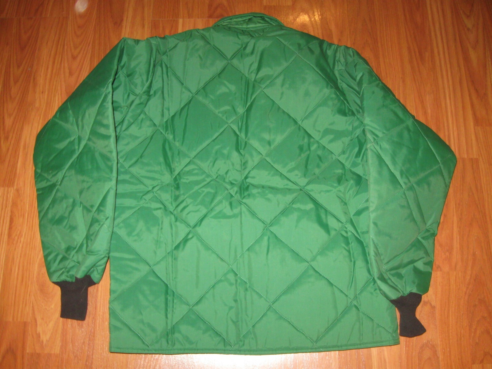 Vintage Funks Super Crost Seed Corn Quilted Jacket Coat Medium Farm Advertising