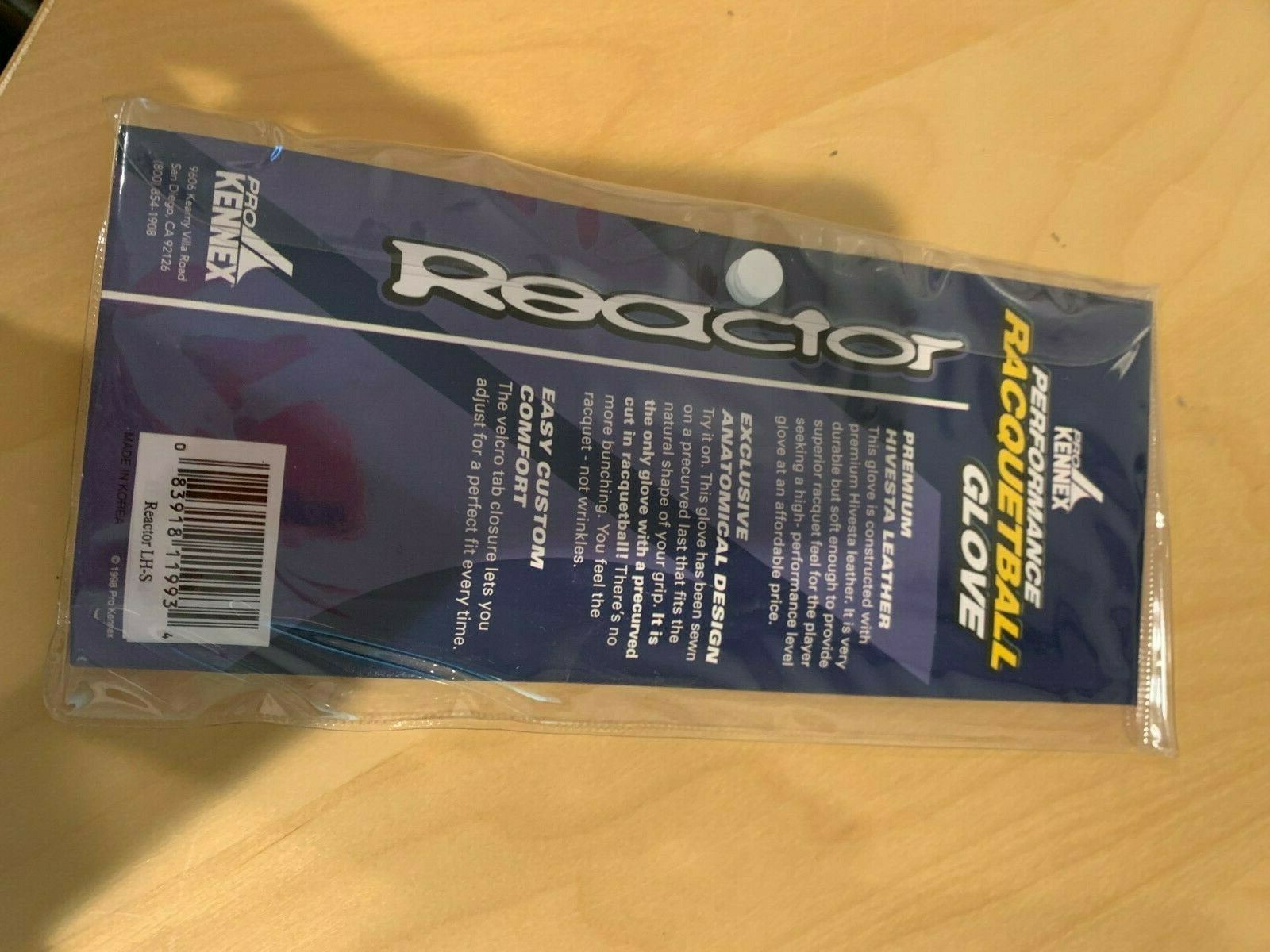 ️ Pro Kennex Reactor Racquetball Glove, Small, Left hand, Navy 🔥 купить