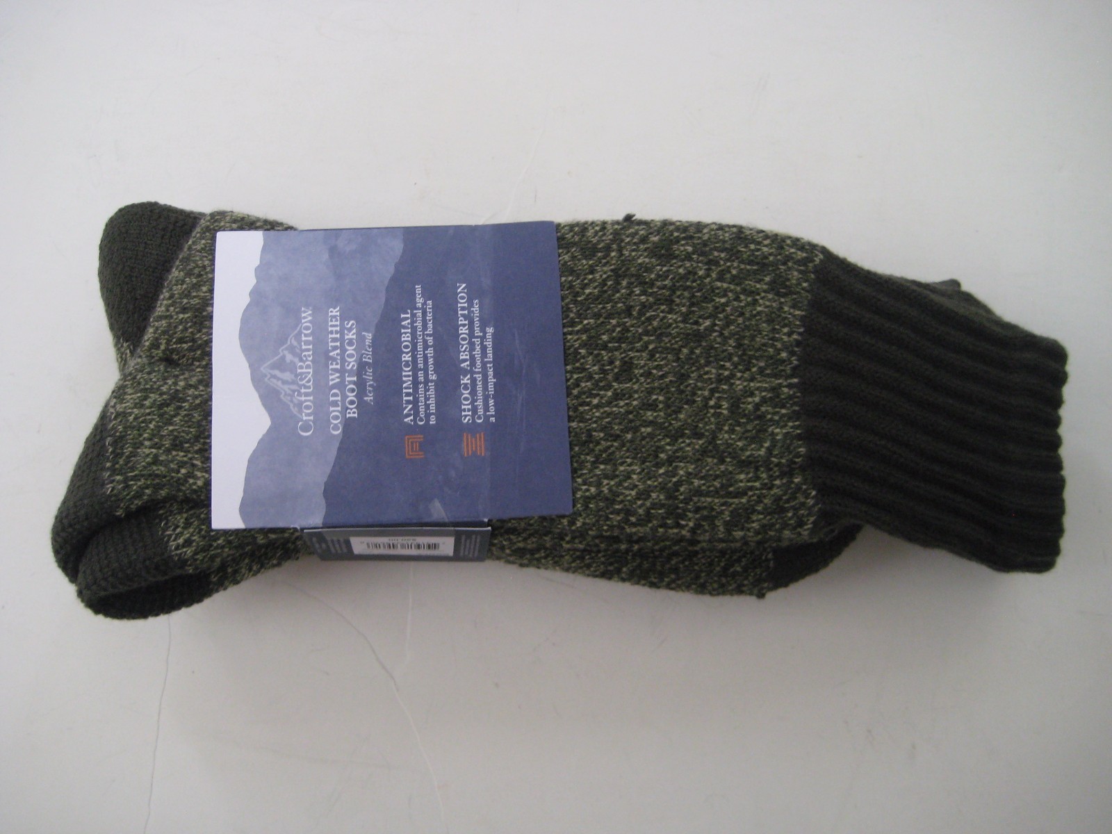 Croft&Barrow COLD WEATHER BOOT SOCKS 2 PAIRS FITS SHOES SIZE 7-12 $20