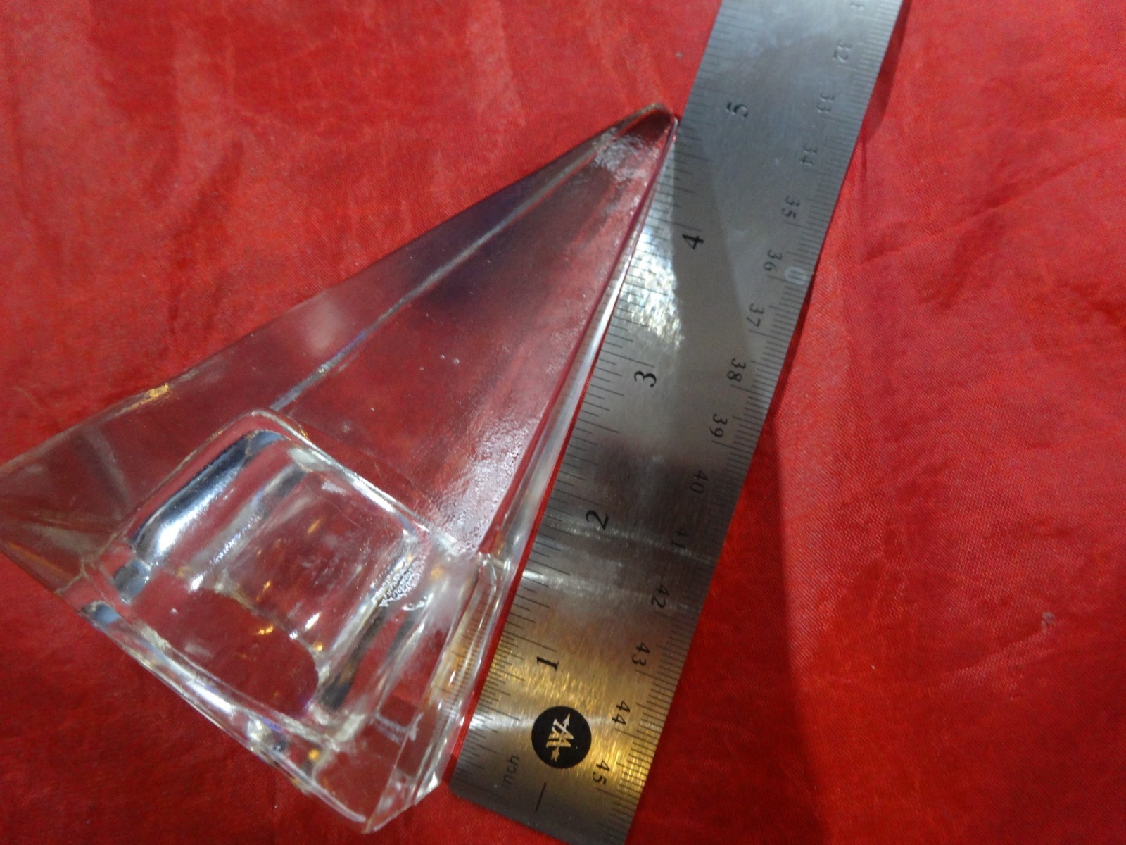 VINTAGE GLASS PYRAMID