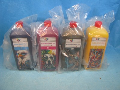 Quality Colours Sublimation Dye 4x1000ml sublimation Ink for Epson NEW