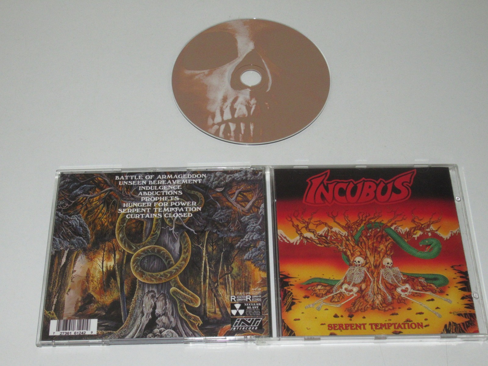 INCUBUS/SERPENT TEMPTATION(RADIATION RAD 124) CD ALBUM | eBay