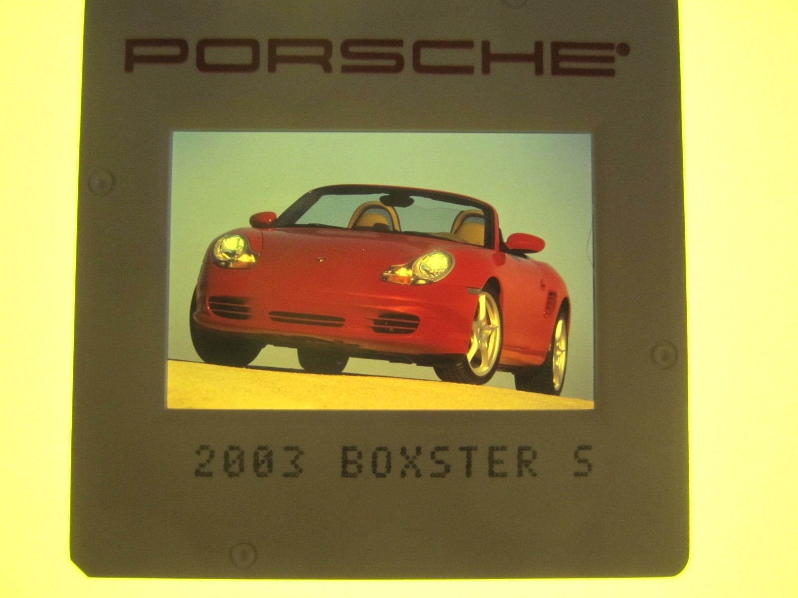 PORSCHE BOXSTER S PRESS SLIDES - 2003