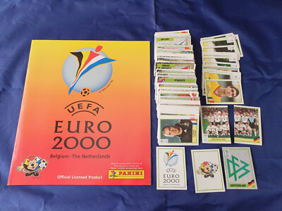 Panini album UEFA EURO 2000 Belgium/NL, complete sticker set + empty/empty album