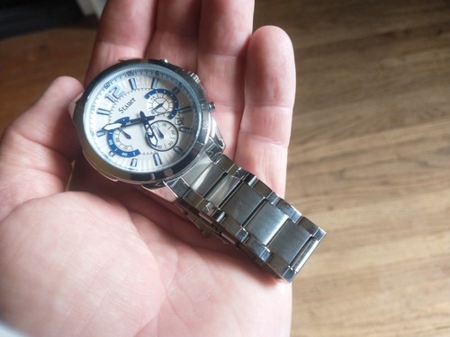 Men's CHRONOGRAPH Watch STAUER 33727 Stainless Blue | eBay Men's CHRONOGRAPH Watch STAUER 33727 Stainless Blue | eBay