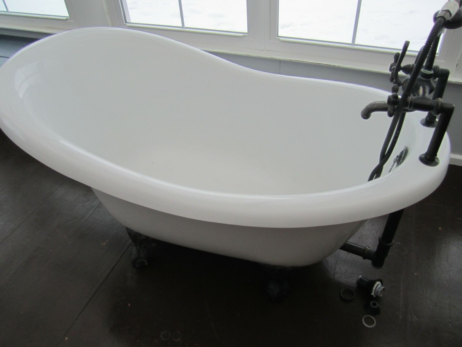 Slipper foot ACRYLIC bath tub