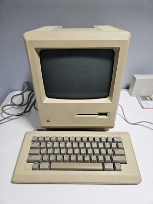 Vintage Working Apple Macintosh 128K M0001 w/Programmer