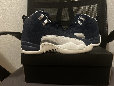Air Jordan Retro 12 College Blue University Red Size 5.5 youth 