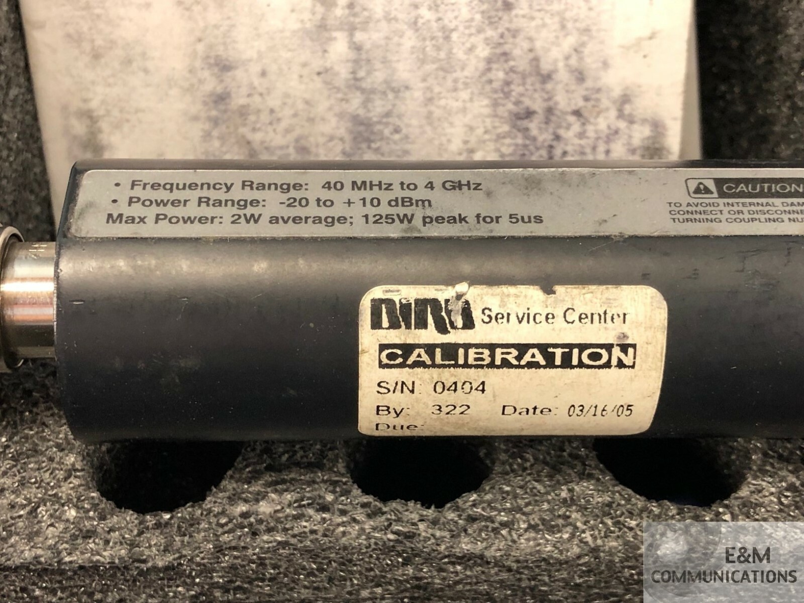 BEC-5000 BIRD MODEL 5000 DIGITAL POWER METER W/ 5011 TERMINATING POWER SENSOR A7