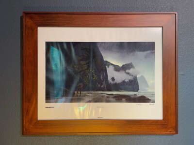 RARE limited Edition Uncharted Playstation Lithograph - Signed, Numbered
