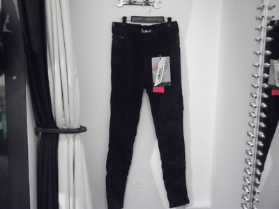 Bull-It Fury II SP45 Skinny Fit Black Ladies Motorcycle Jeggins size 10