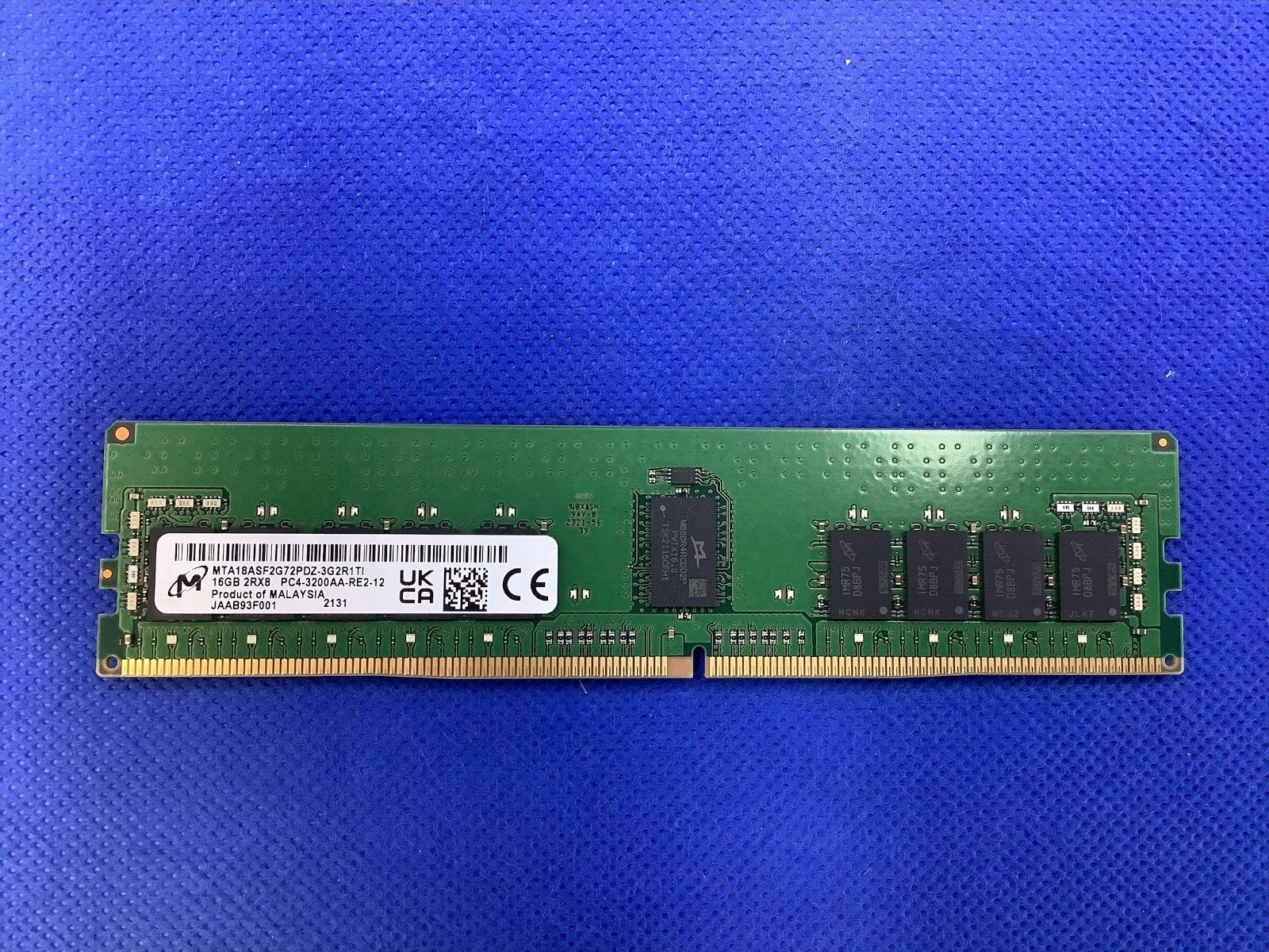MTA18ASF2G72PDZ-3G2R1 MICRON 16GB (1X16GB) 2RX8 DDR4-3200