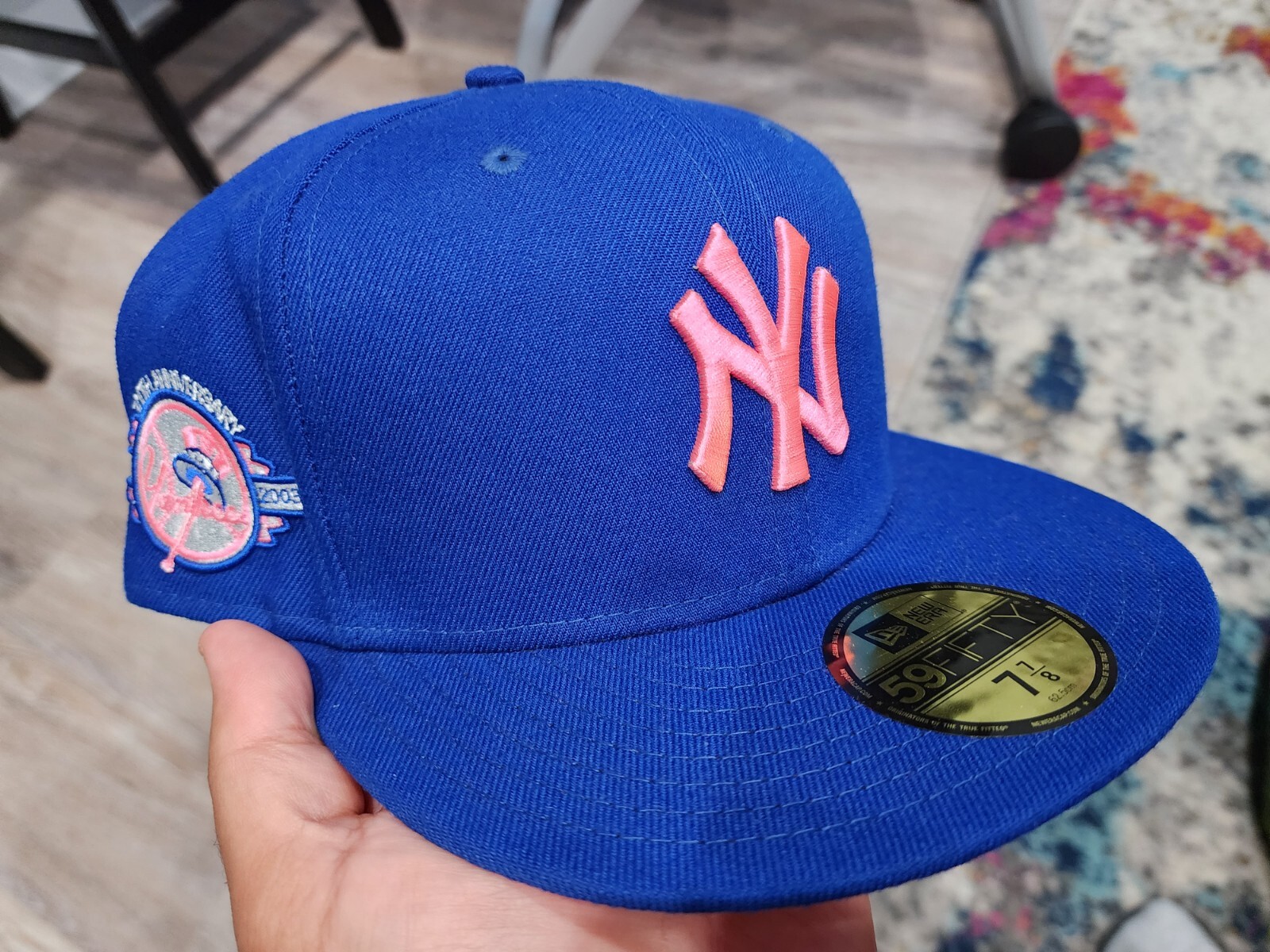 ◆MLB Korea◆ MLB New York Yankees Basic Ball Cap Light Roya MLB Korea Rookie Unstructured Ball Cap New York Yankees