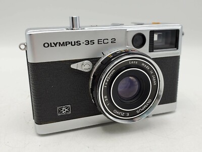 Olympus 35 EC2 35mm Film Camera w/ E.Zuiko 42mm F2.8 Lens *Untested AS-IS*