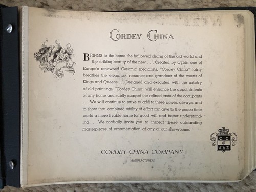 Vintage ANTIQUE Salesman's CORDEY Cybis CATALOG CHINA Porcelain Figures BOOK