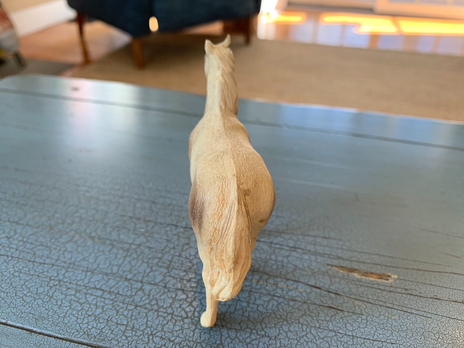 Brown Celluloid Antique Horse Vintage USA Toy