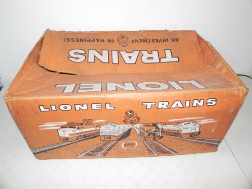 Lionel Super O Ga. #2525WS Empty Set Box From 1958