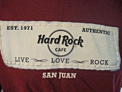 HARD ROCK CAFE SHIRTS - SAN JUAN, LAS VEGAS, HONOLULU