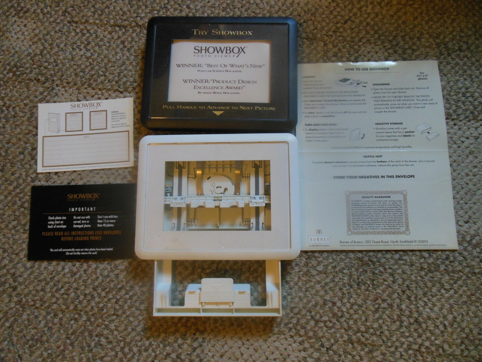 SHOWBOX PHOTO VIEWER Photos Photo album*** UNIQUE***