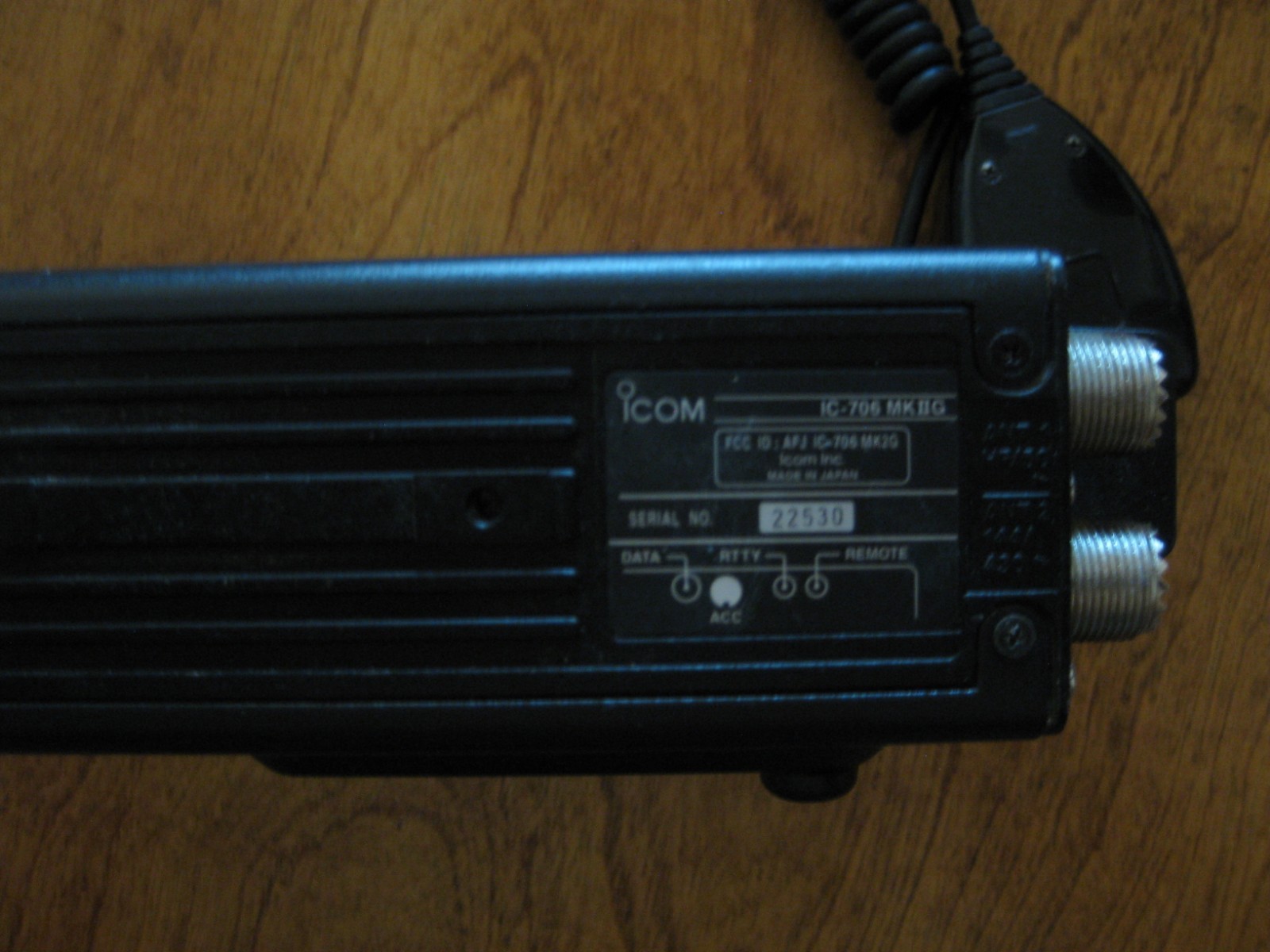 IC-706MKIIg ICOM HF, VHF, UHF Ham Radio Transceiver All Modes