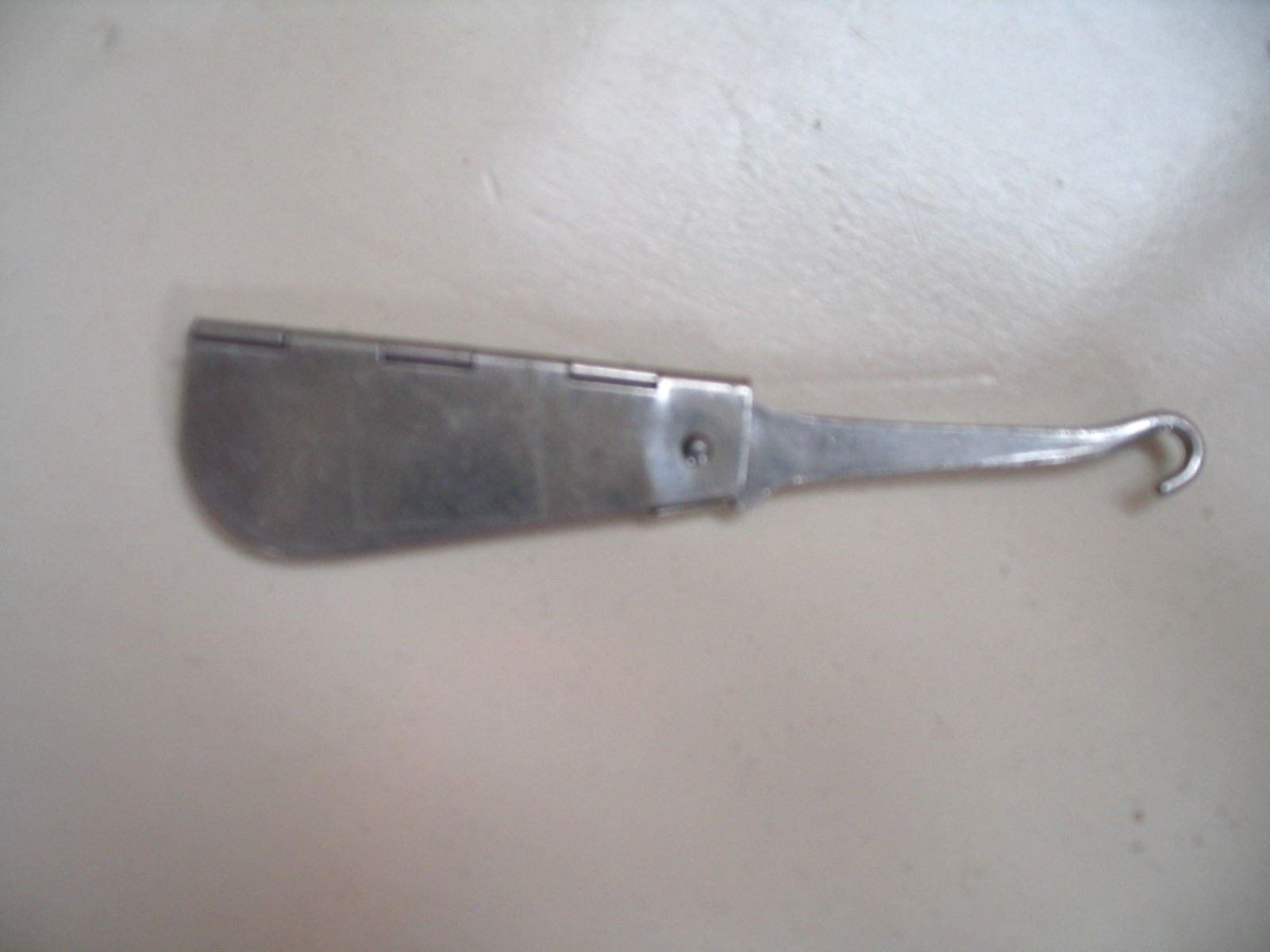 Vintage Folding Shoe Hook - L.S. Donaldson & Co. Shoes