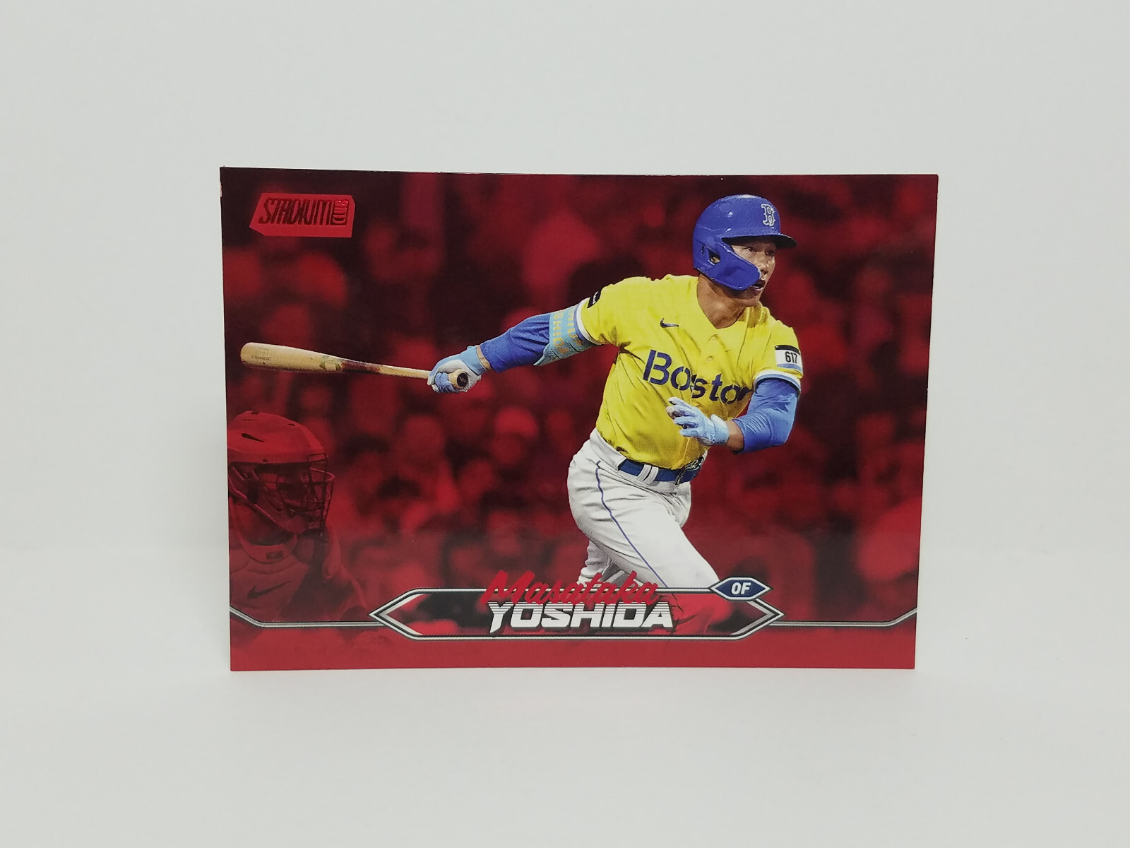 2024 Stadium Club #96 Masataka Yoshida, Red Sox - Red Foil
