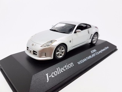 1/43 Car Model J Collection Silver Nissan Fairlady Z Long Nose JC065
