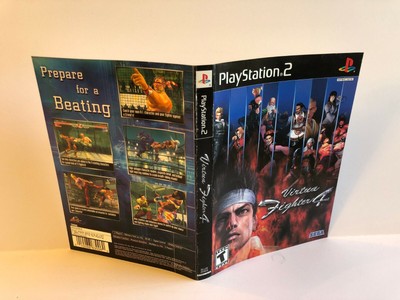 Virtual Fighter 4 PS2 ARTWORK INSERT ONLY Authentic