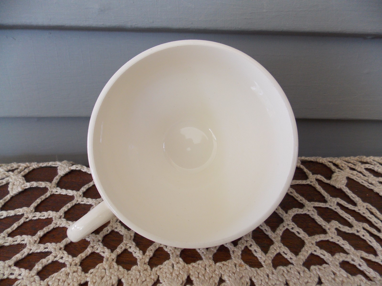 Vintage Stetson Thistle Black Ring at Bottom Coffee Cup Oven Proof Dinnerware