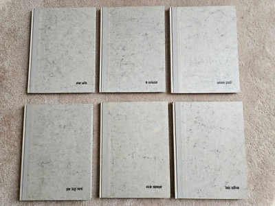 Lot of 6 Masters of World Architecture Series, George Braziller, Hardcover 1960