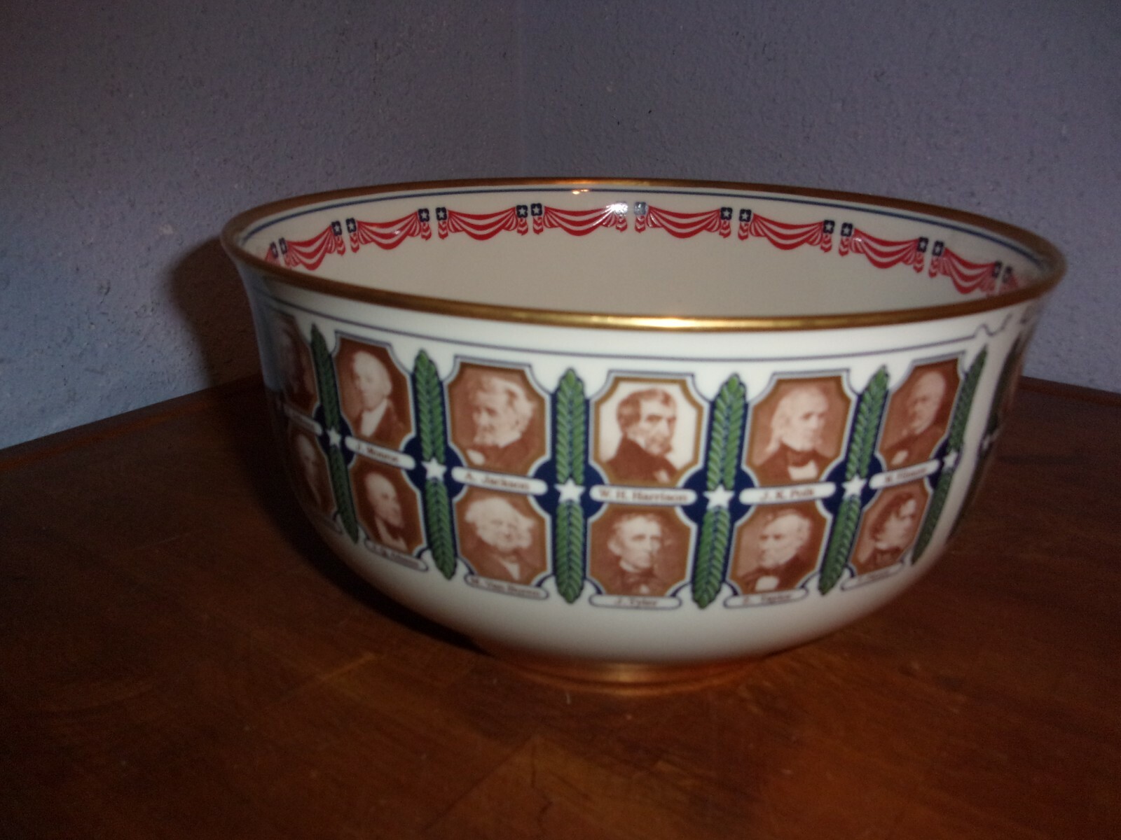 Pickard Presidential Bowl US Historical Society Limited Edition