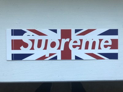 supreme union jack box logo