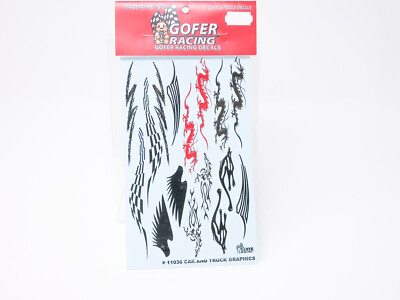 1/25 Gofer Racing Decals Car and Truck Graphics Tribal/90s - NOS 11036 for 1/24