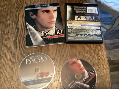 American Psycho (Ultra HD, 2000) Used 4K No Digital Slipcover Free USA Shipping