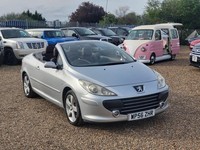 2007 PEUGEOT 307 CC 2.0 HDi SPORT 2 DOOR HARD TOP CONVERTIBLE SILVER