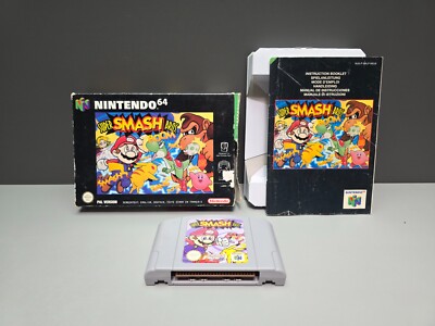 SUPER SMASH BROS. NINTENDO 64 PAL/EUR OVP CIB BOXED N64 - BAD CONDITION !