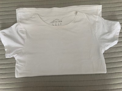 Vintage Primark White Stretch Tee, Size 6