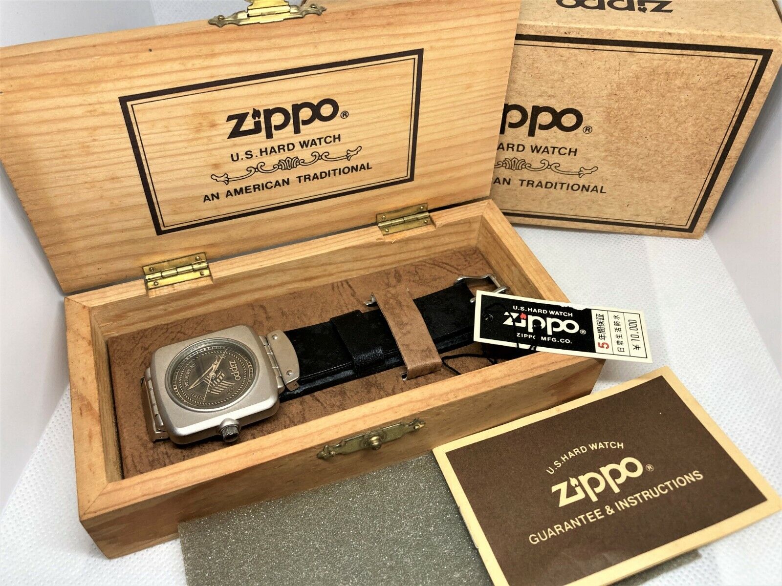 Auth ZIPPO Limited Edition US Hard Watch Wristwatch Square Dial Quartz w Box etc | eBay Auth ZIPPO Limited Edition US Hard Watch Wristwatch Square Dial Quartz w Box etc | eBay